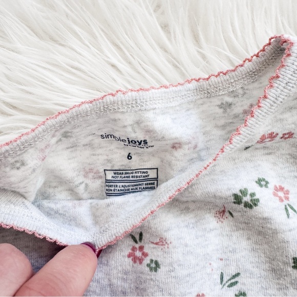 Simple Joys by Carter’s | Floral Pajama Set Size 6 - Picture 4 of 5